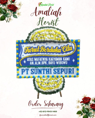 Papan Bunga Duka di Medan Polonia