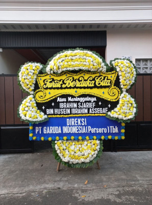 Papan Bunga Duka di Medan Polonia